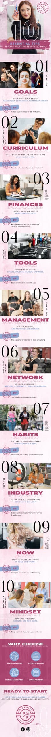 10 tips to start beauty school