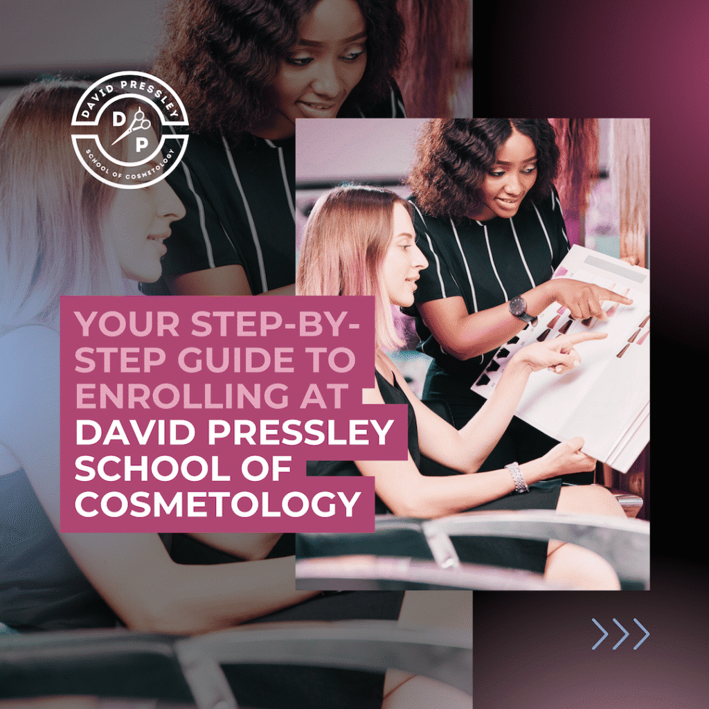 beauty school student