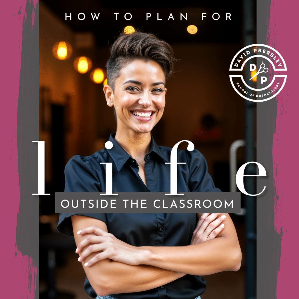 beauty school student